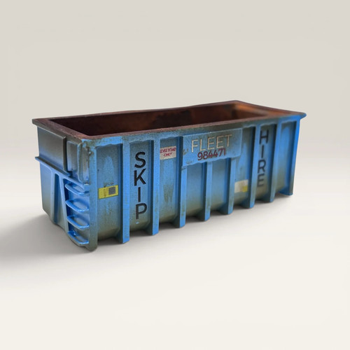 40yd skip rusty blue - -,