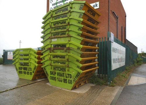 Photo 12x8 skips outside - photo,